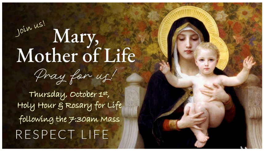 Holy Hour & Rosary for Life