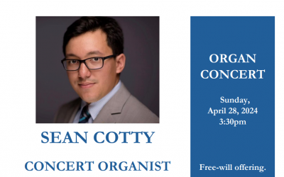 Organ Concert by Sean Cotty