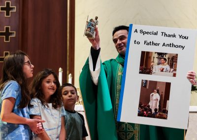 Fr. Anthony’s last Family Mass
