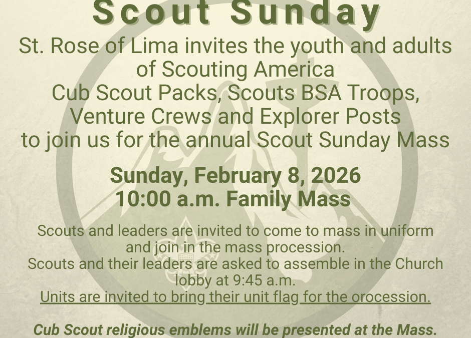 Scout Sunday